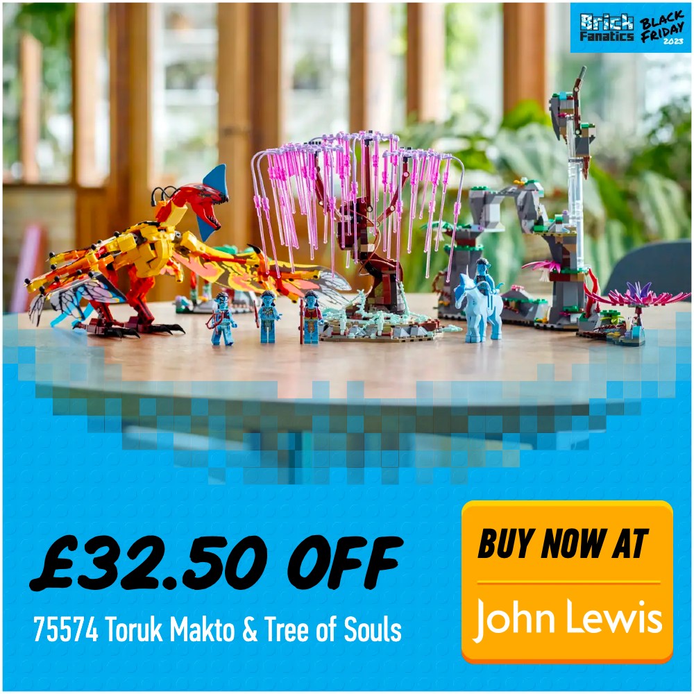 LEGO Avatar 75574 Toruk Makto Tree of Souls John Lewis deal card
