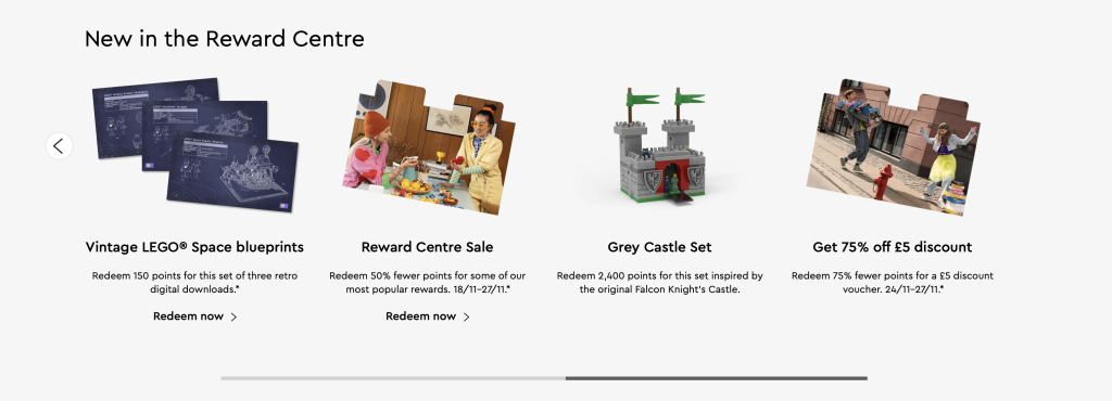LEGO Black Friday 2023 Rewards Centre 1024x370
