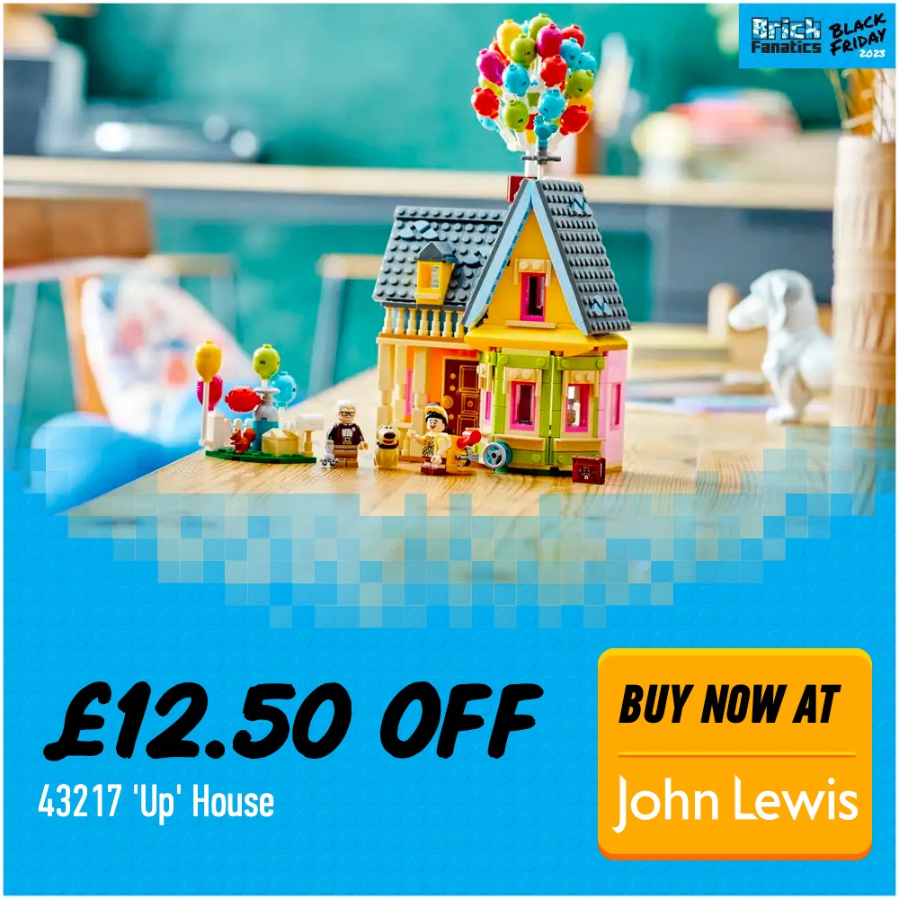 LEGO Disney 43217 Up House John Lewis deal card