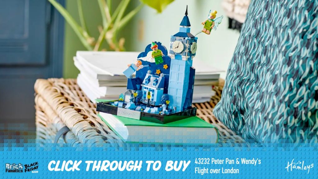 LEGO Disney 43232 Peter Pan Wendys Flight over London Hamleys Image CTA 1024x576