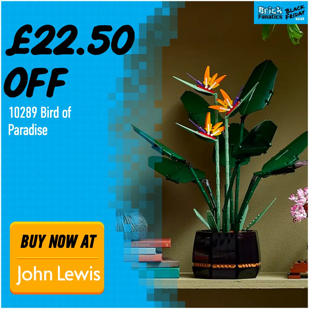 LEGO Icons 10289 Bird of Paradise John Lewis deal card