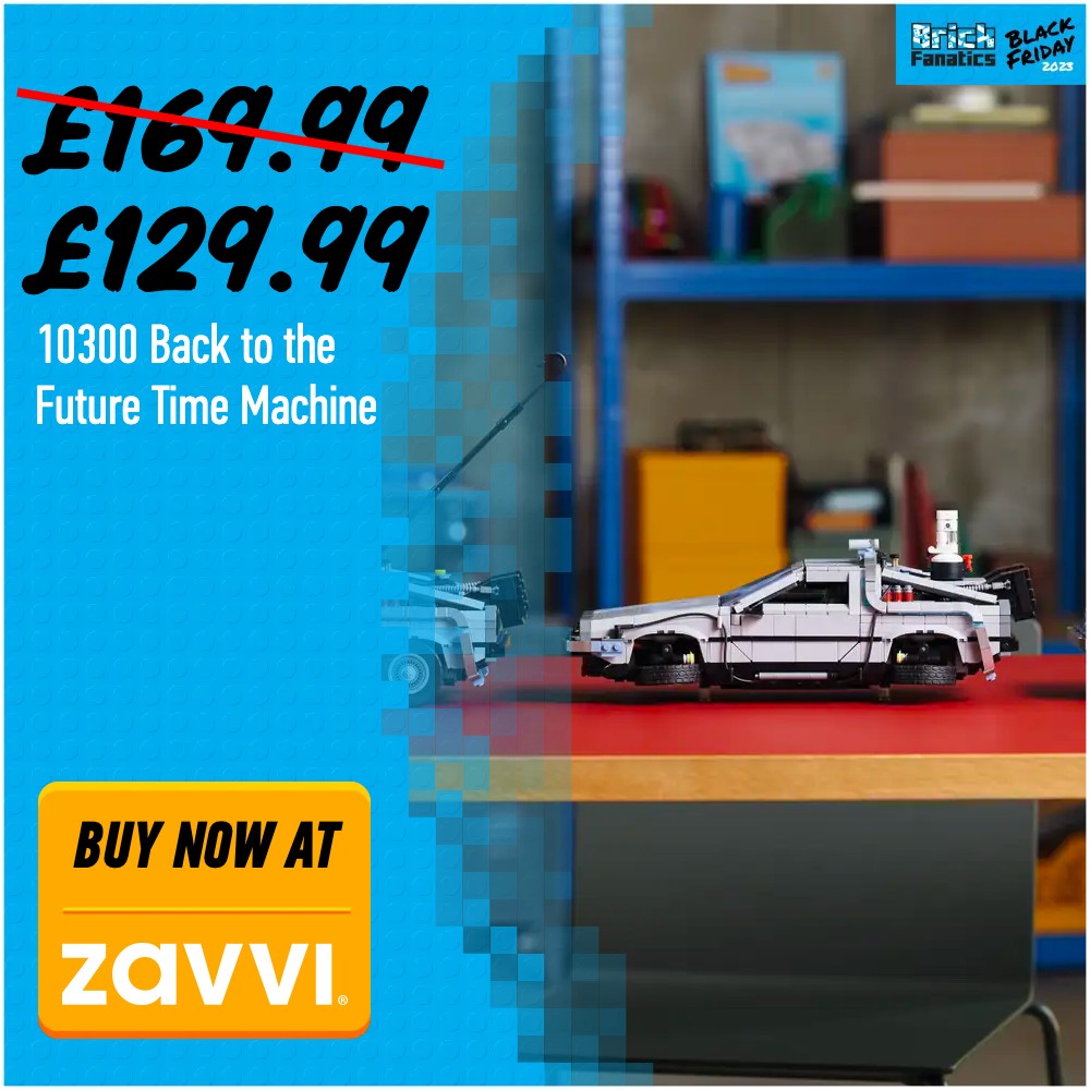 LEGO Icons 10300 Back to the Future Zavvi deal card