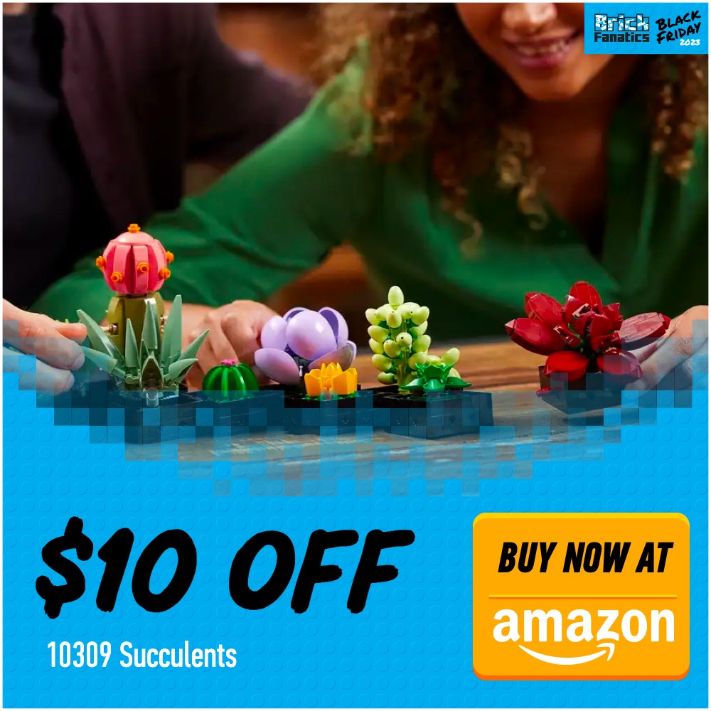 LEGO Icons 10309 Succulents deal card