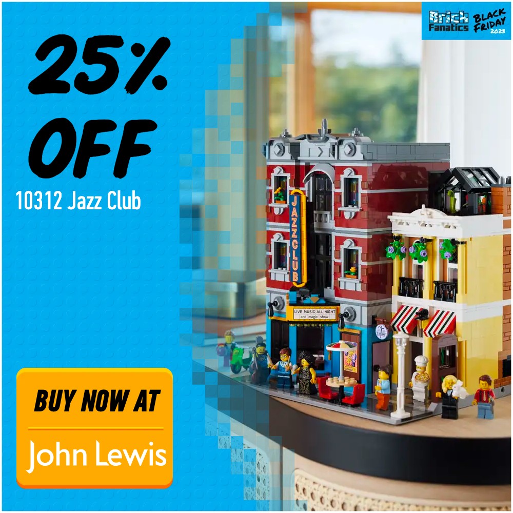 LEGO Icons 10312 Jazz Club John Lewis deal card