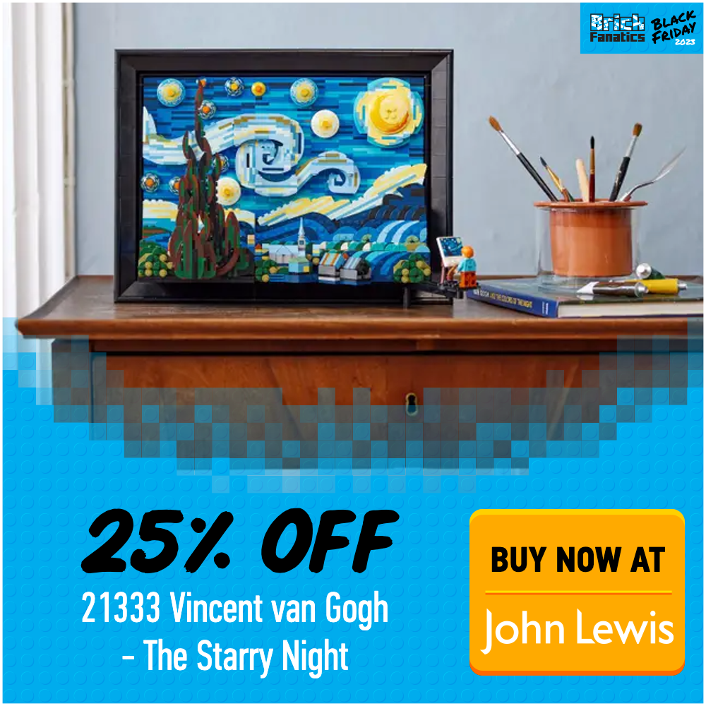 LEGO Icons 21333 Vincent van Gogh – La noche estrellada. Oferta del Viernes Negro de John Lewis con un 25% de descuento.