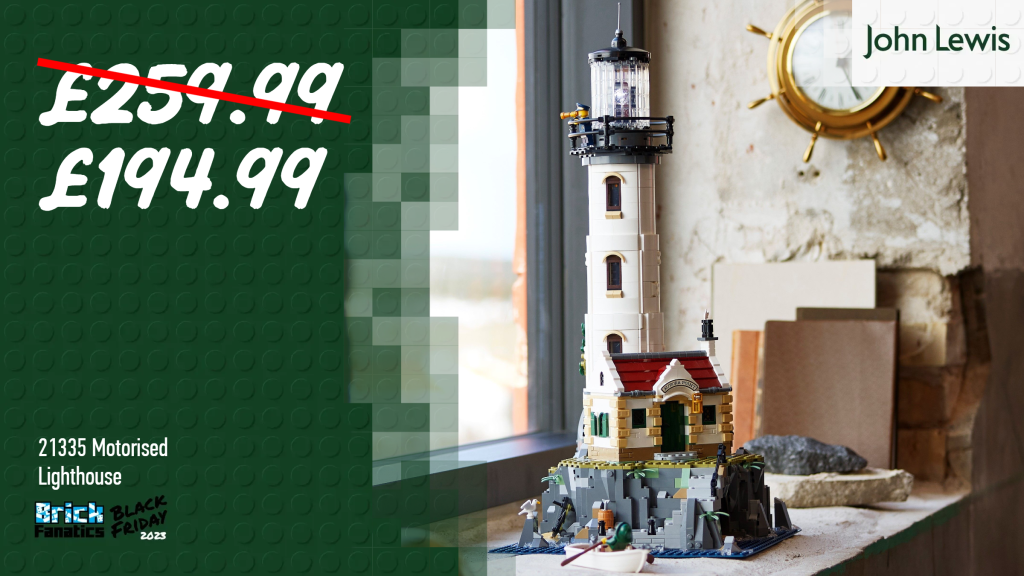Score LEGO Ideas Motorised Lighthouse for less than £200