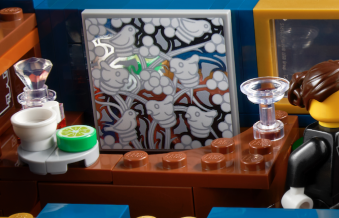LEGO Ideas 21344 The Orient Express Train Blackbirds grapes panel