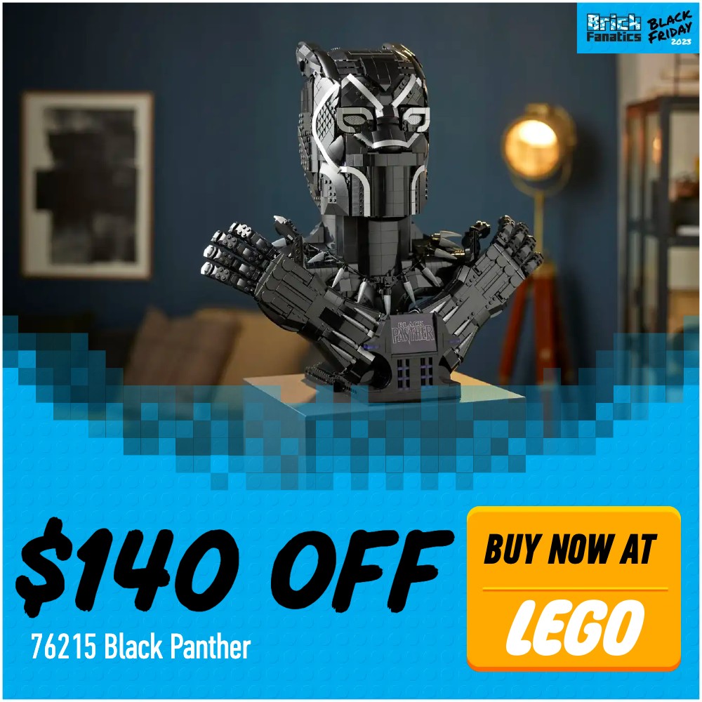LEGO Marvel 76215 Black Panther Black Friday deal card