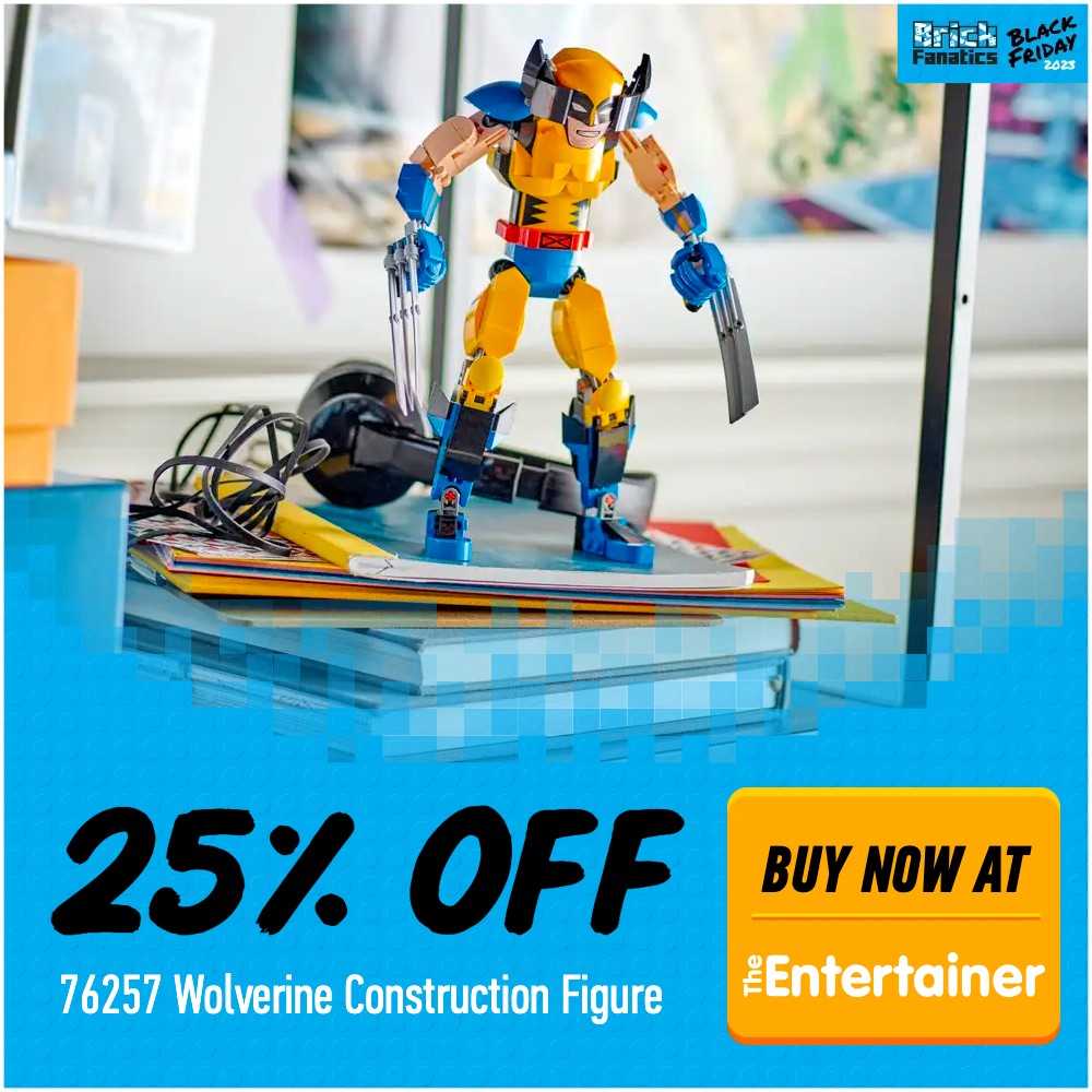 LEGO Marvel 76257 Wolverine Construction Figure Entertainer deal card