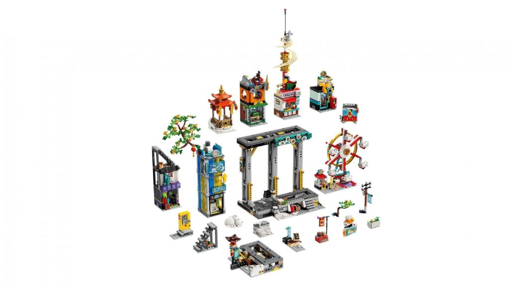 LEGO Monkie Kid 80054 Megapolis City 2024 set unveiled
