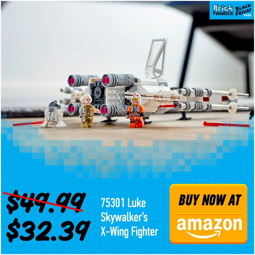 LEGO Star Wars 75301 Luke Skywalkers X Wing Fighter Amazon deal card 1