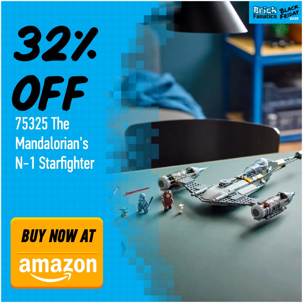 LEGO Star Wars 75325 The Mandalorians N 1 Starfighter Amazon deal card