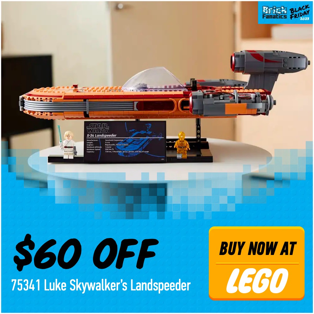 LEGO Star Wars 75341 Luke Skywalkers Landspeeder deal card