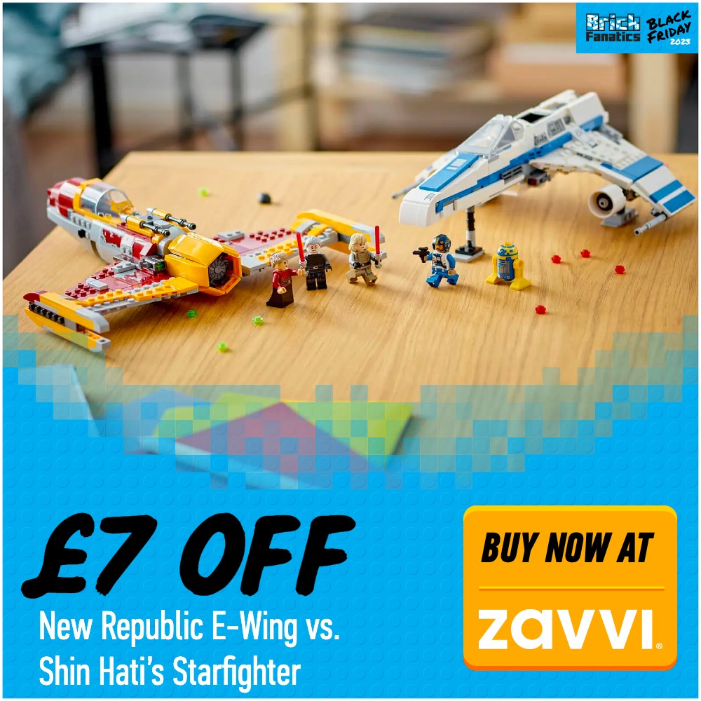 LEGO Star Wars 75364 New Republic E Wing™ vs. Shin Hatis Starfighter Zavvi deal card
