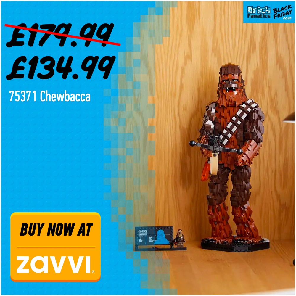 LEGO Star Wars 75371 Chewbacca Zavvi Black Friday deal card