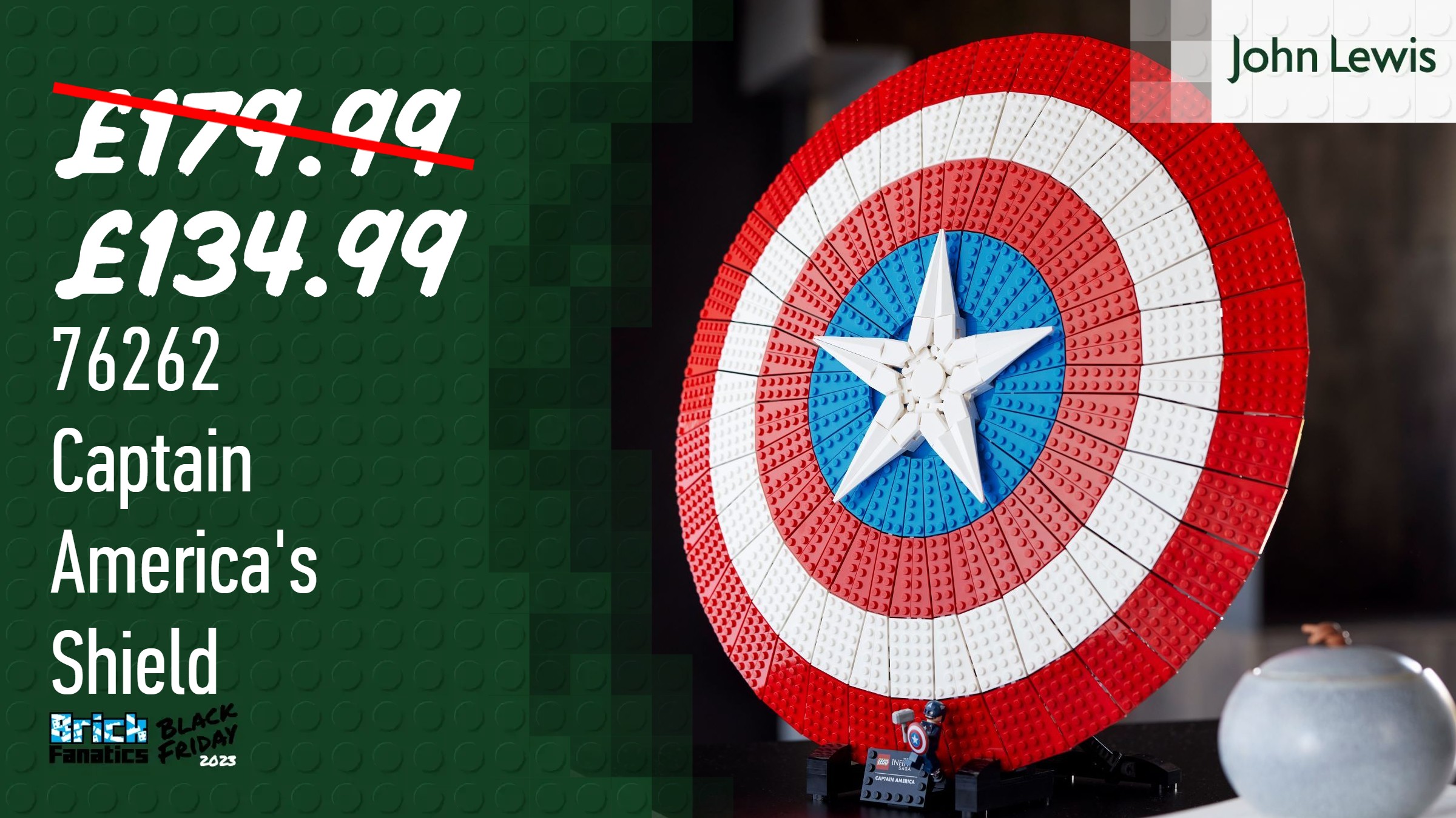 Lego Marvel Captain America's Shield - 76262 Multi