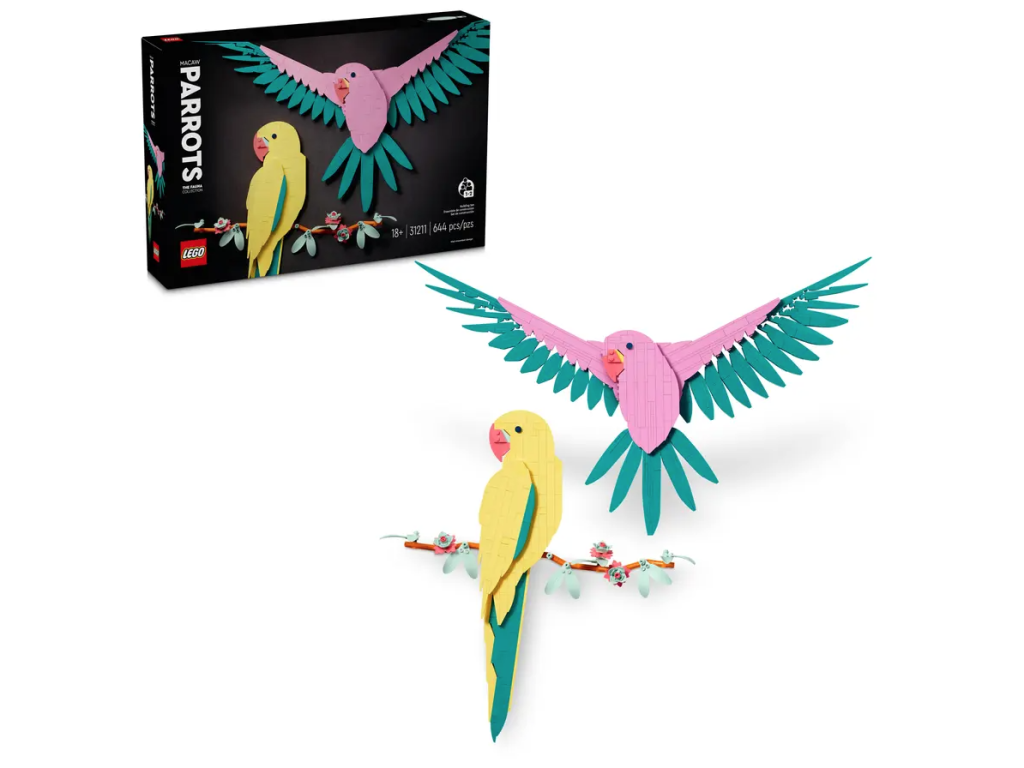 LEGO Art 31211 The Fauna Collection – Macaw Parrots 1024x768
