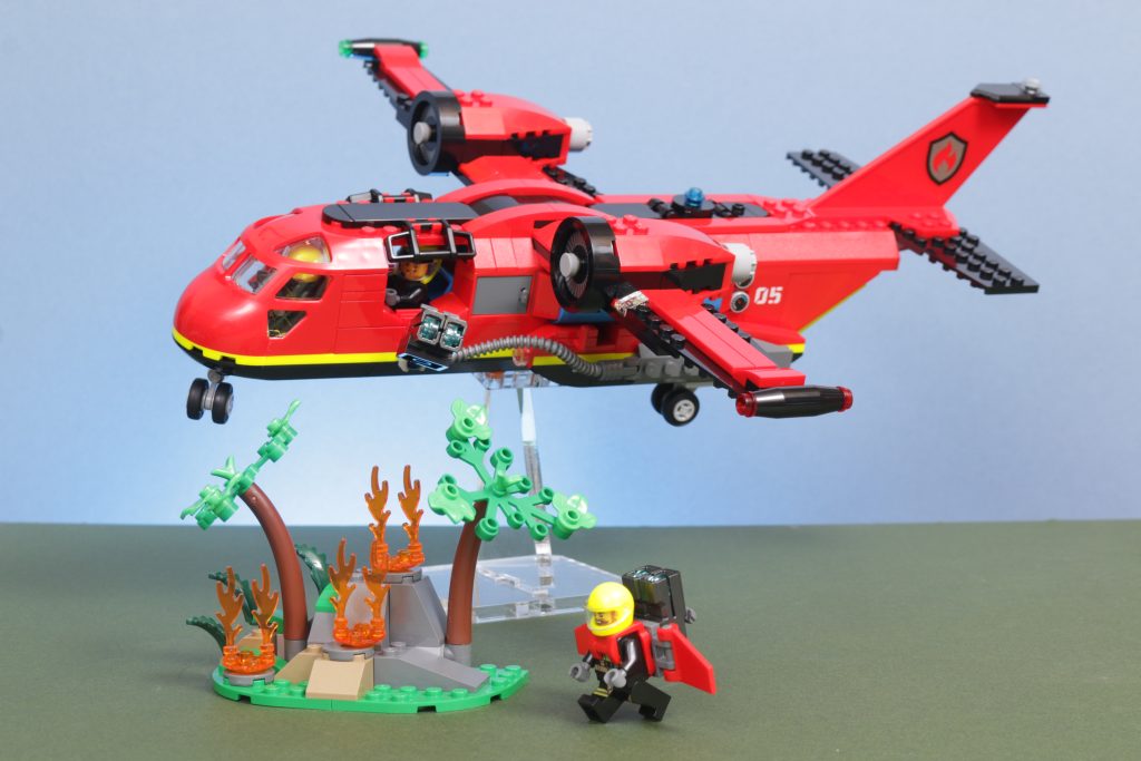 LEGO 60411 - L'hélicoptère de secours des pompie…
