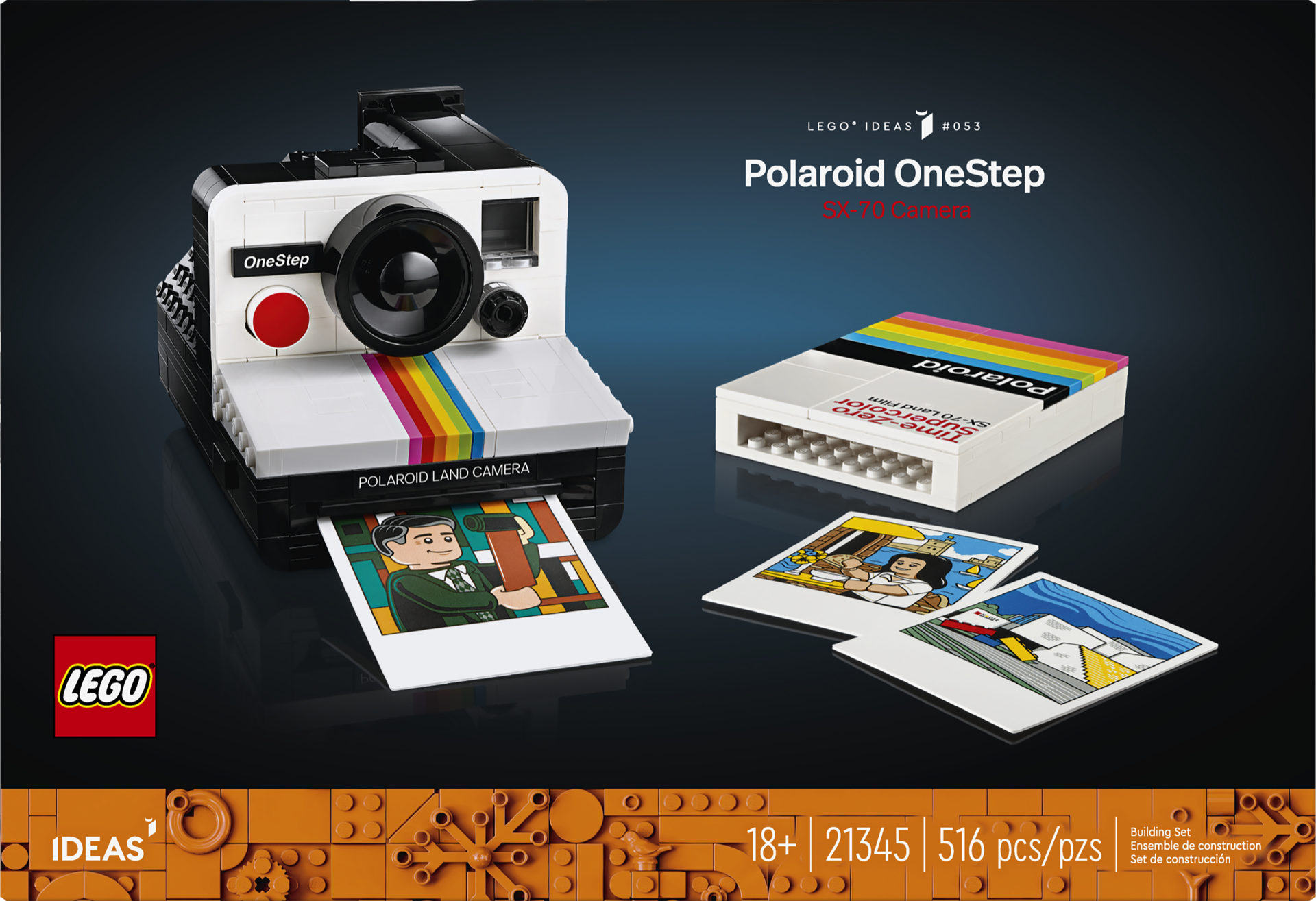 Camara Retro Polaroid Tipo Lego Bloques Didactico