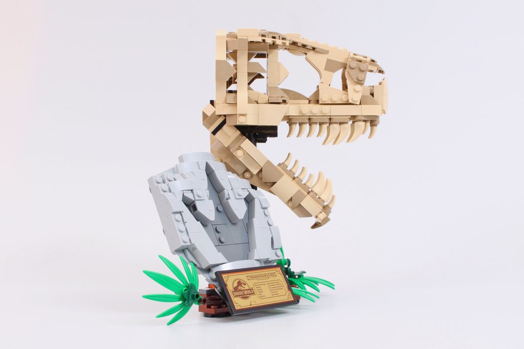 LEGO Jurassic World 76964 Fósseis de Dinossauro Crânio de T. rex - Análise 2 1024x683