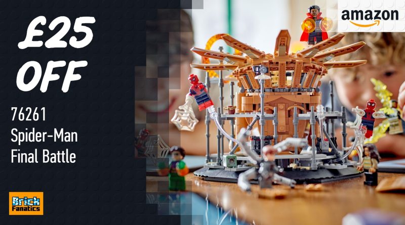 LEGO Marvel 76261 spider man final battle 25 off amazon featured
