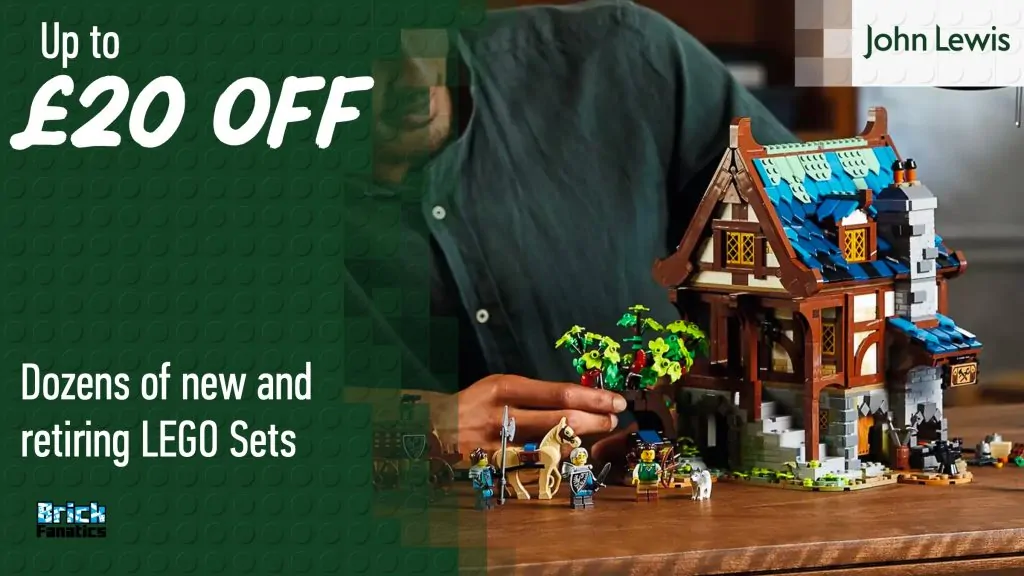 John Lewisでこのコードを使用すると、新製品や廃盤予定のレゴセットを割引価格で購入できます