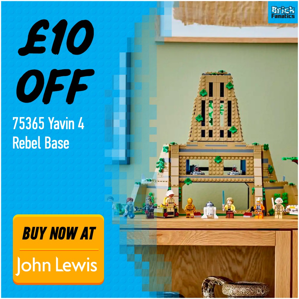 LEGO Star Wars 75365 Yavin 4 Rebel Base John Lewis-aftalekort