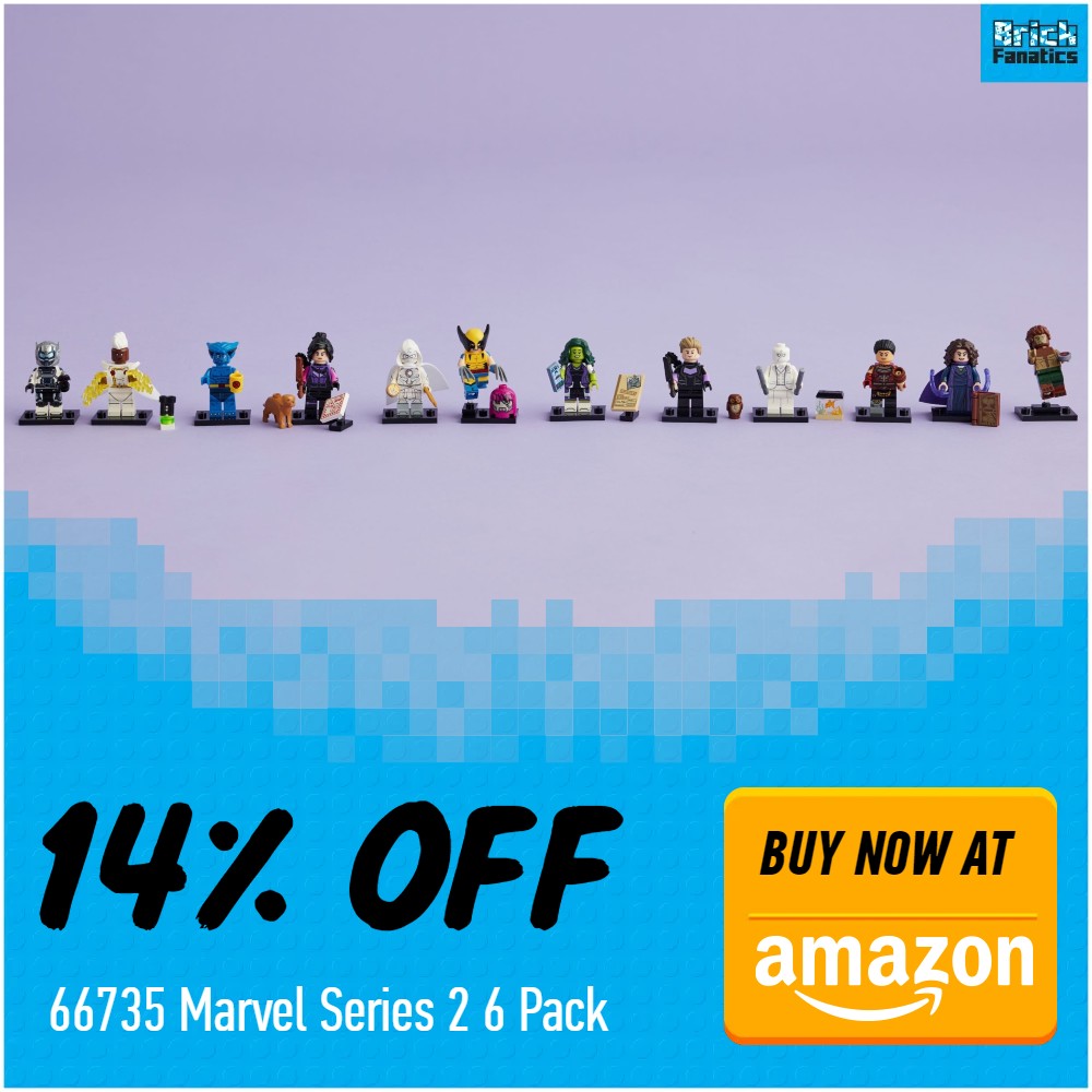 lego marvel series 2 14 off amazon 6 pack deal card