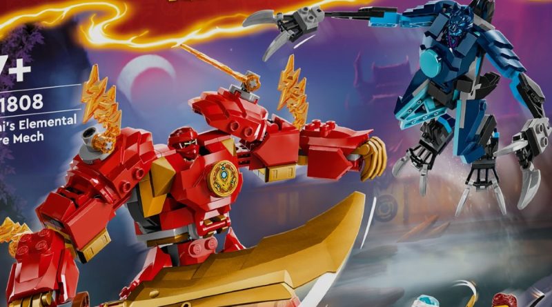 LEGO NINJAGO 2024 has three waves and the first is all about mechs
