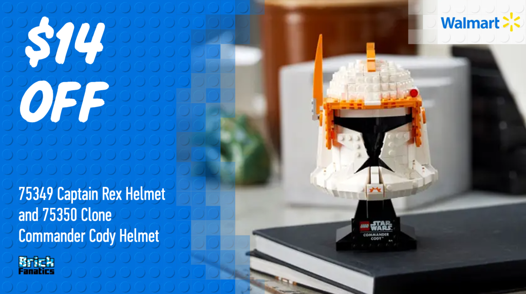 Ultimate LEGO Star Wars Helm Duo am Verkaf bei Walmart