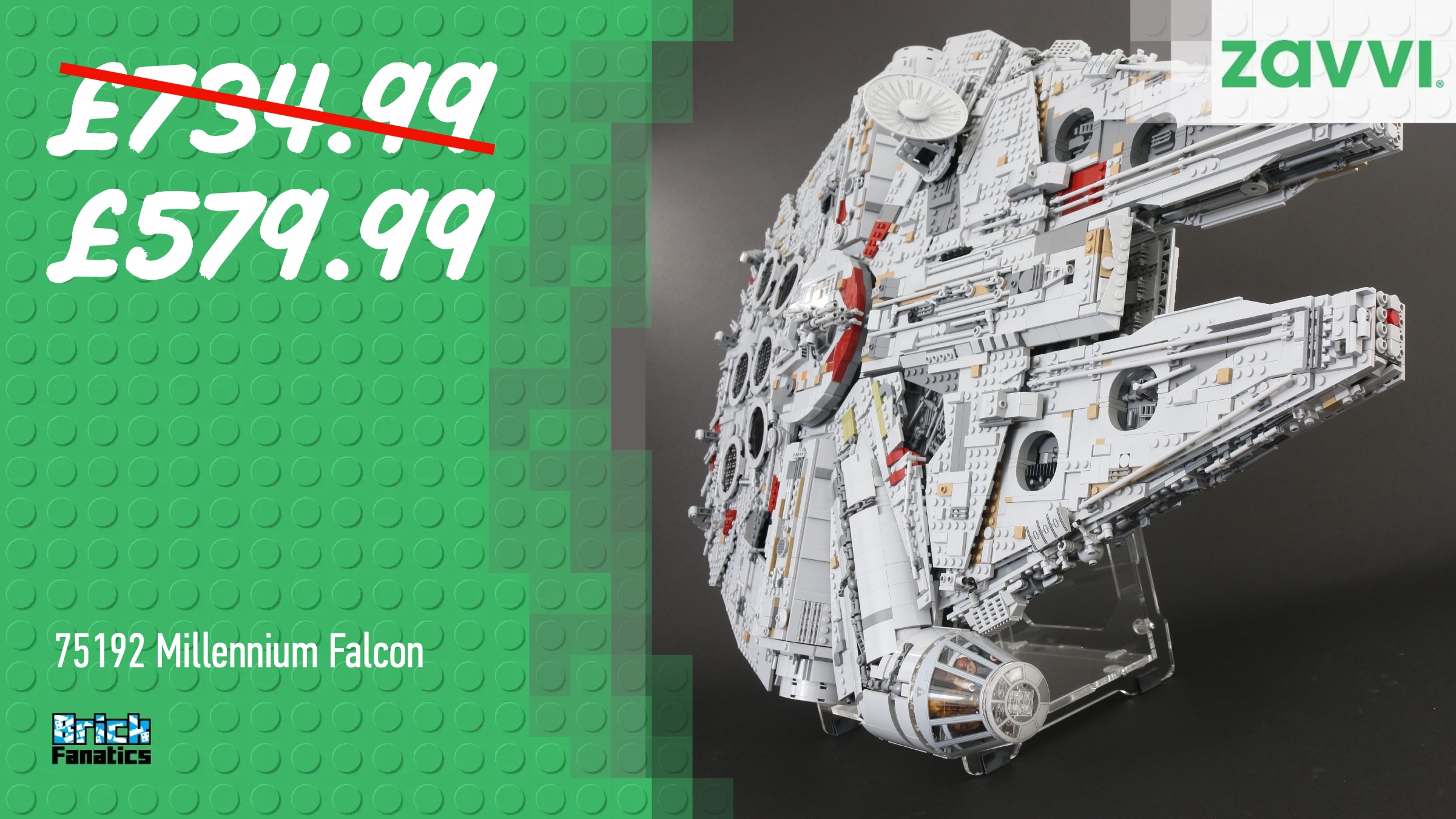 Remise massive sur LEGO Star Wars UCS Millennium Falcon maintenant