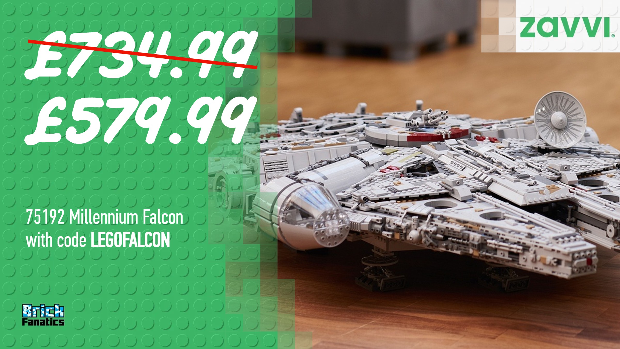 Use this code to save even more on LEGO Star Wars UCS Millennium