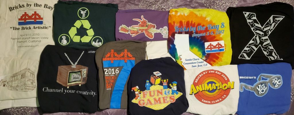 Bricks by the Bay convention T shirts