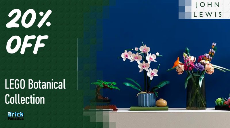 Every LEGO Botanical Collection set in the new John Lewis sale