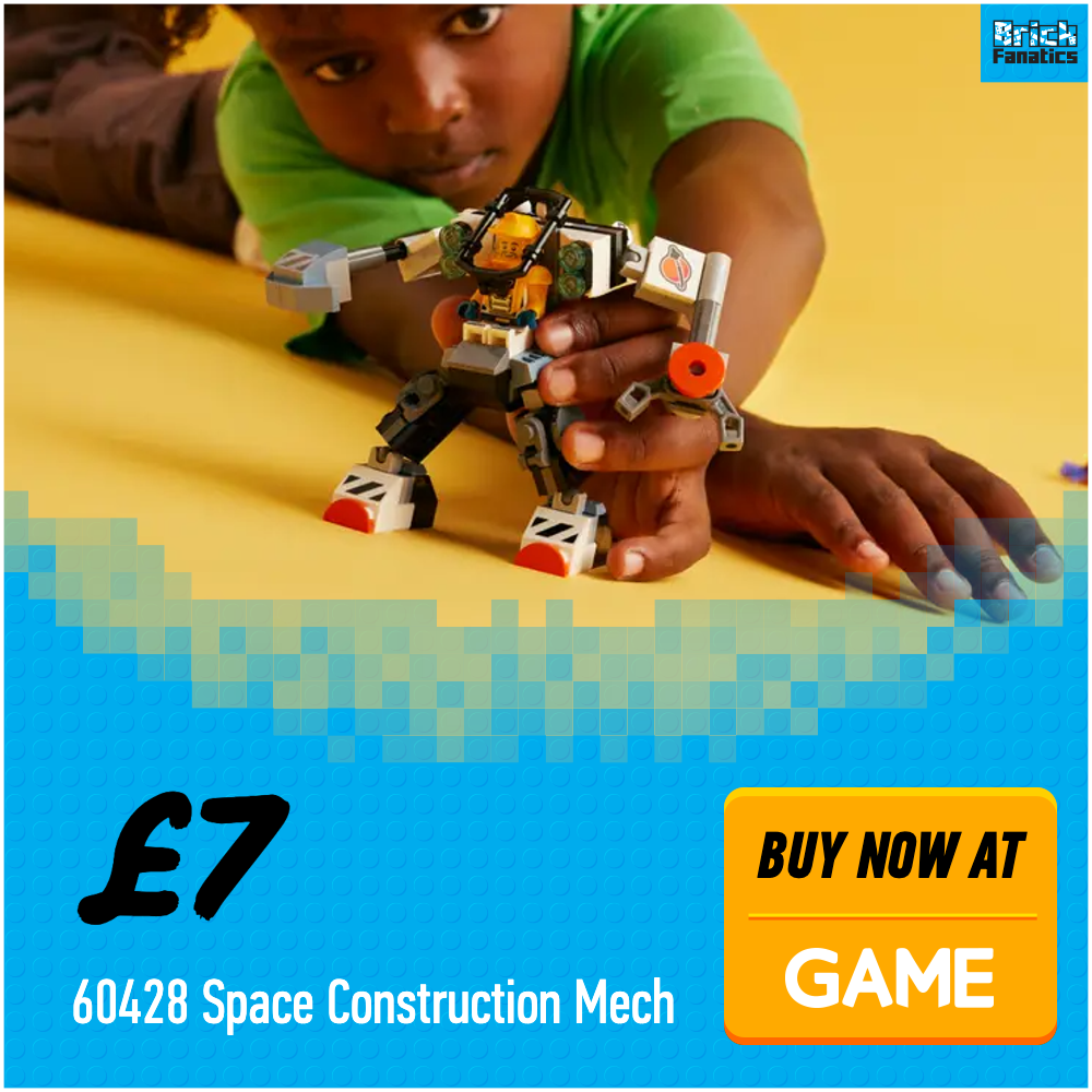 LEGO City 60428 Space Construction Mech GAME 7 deal card