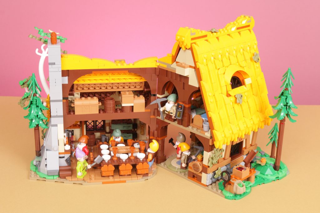 LEGO Disney 43242 Snow White and the Seven Dwarfs Cottage review 18 1024x683
