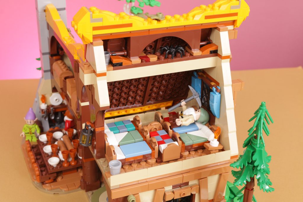 LEGO Disney 43242 Snow White and the Seven Dwarfs Cottage review 20 1024x683