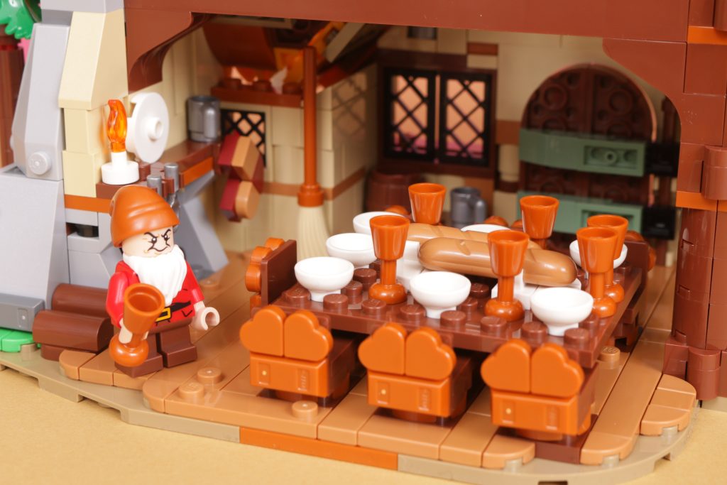 LEGO Disney 43242 Snow White and the Seven Dwarfs Cottage review 21 1024x683