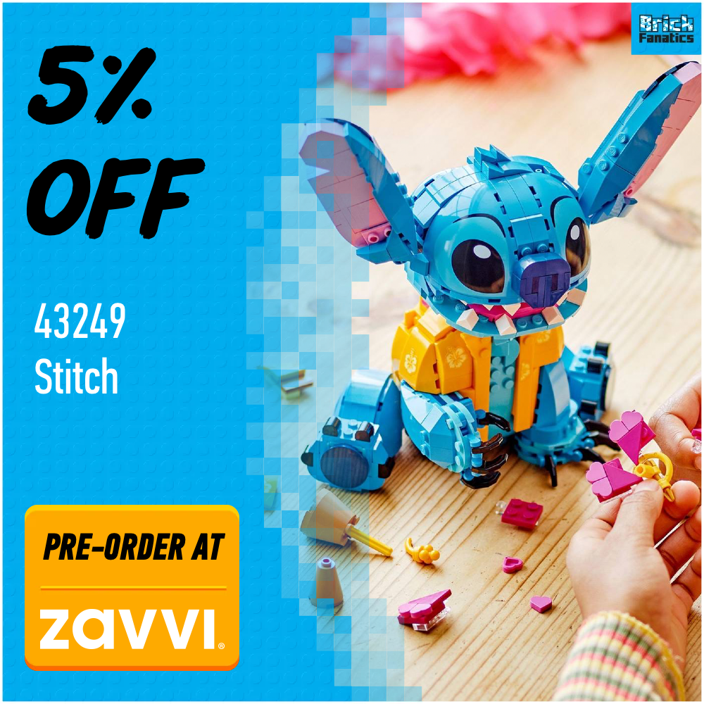 LEGO Disney 43249 Stitch 5 off deal card pre order