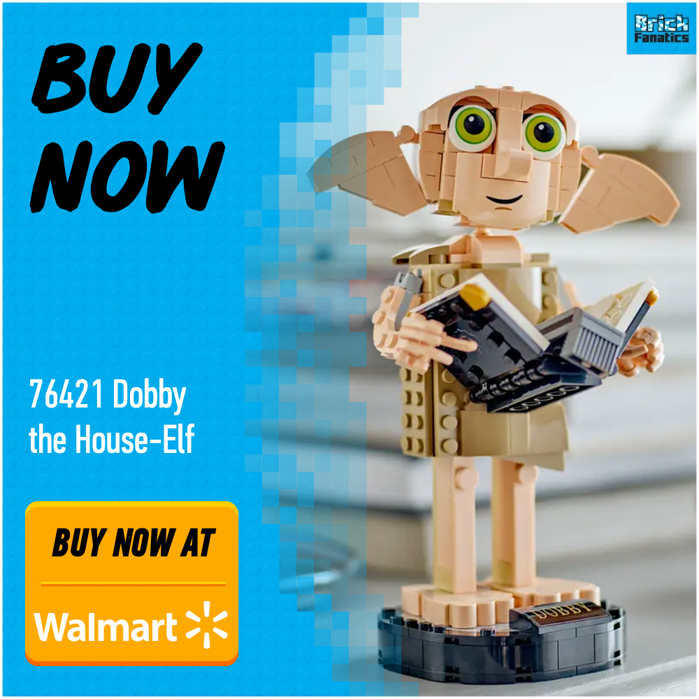 LEGO Harry Potter 76421 Dobby the House Elf Walmart deal card