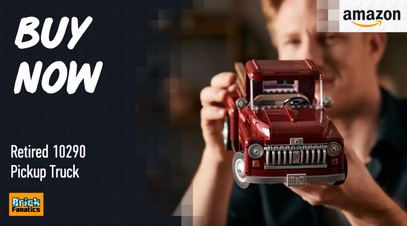 Der ausgemusterte LEGO Pickup Truck ist noch verfügbar, solange der Vorrat reicht