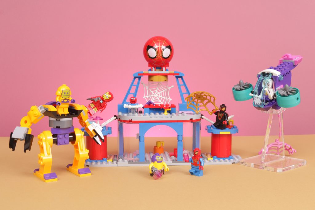 LEGO Spidey and His Amazing Friends 10794 Team Spidey Web Spinner Headquarters 10793 Spidey vs. Green Goblin and 10792 Drill Spinner Vehicle review 1 1024x683
