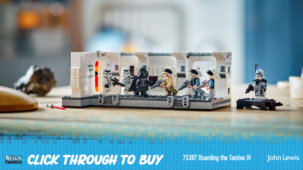 LEGO Star Wars 75387 Boarding the Tantive IV John Lewis guaranteed delivery CTA image 1024x576