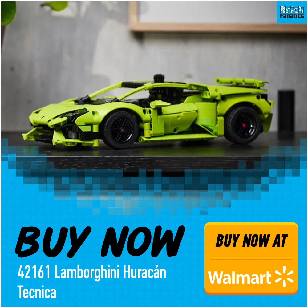 LEGO Technic 42161 Lamborghini Huracan Tecnica Walmart deal card