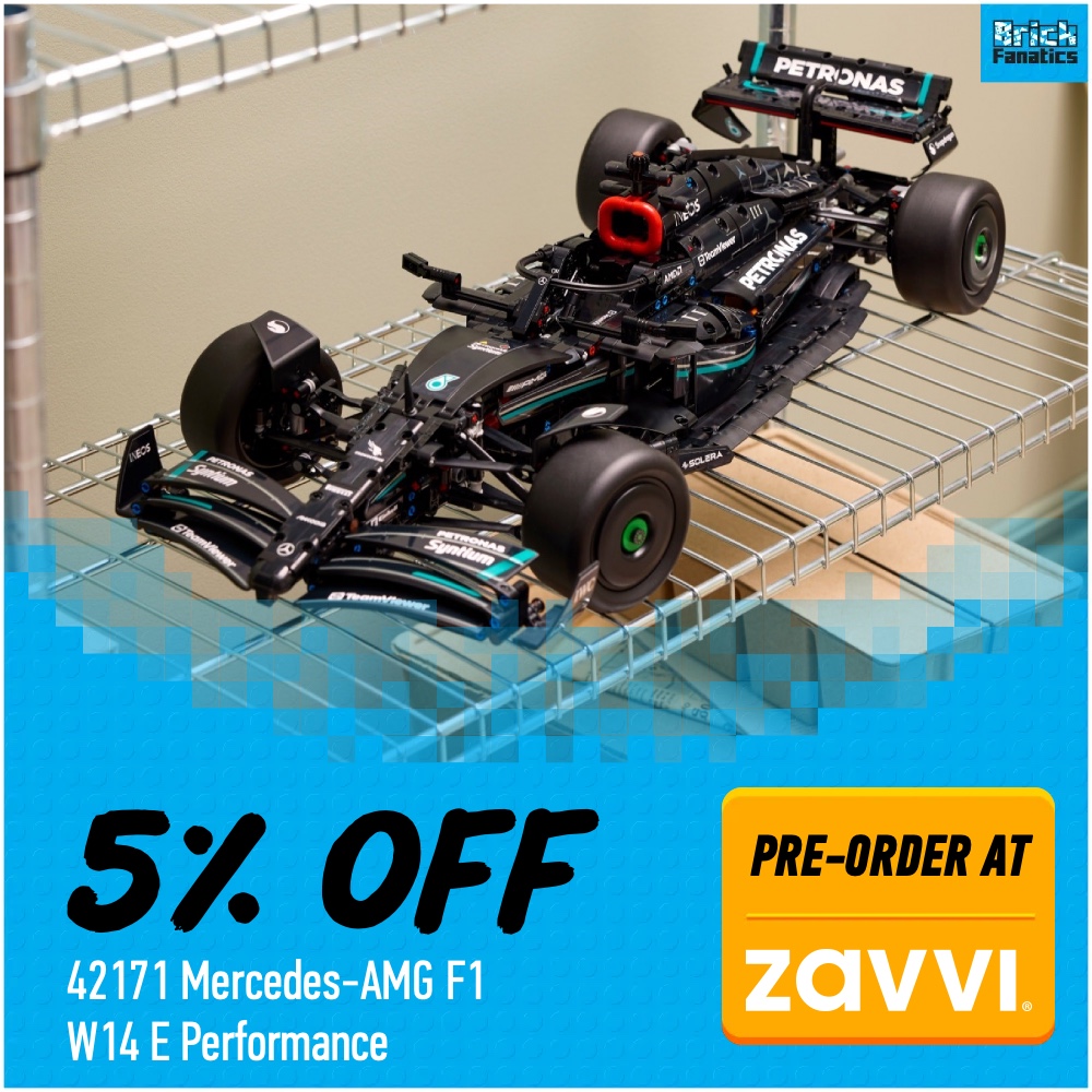 LEGO Technic 42171 Mercedes AMG F1 W14 E Performance 5 off deal card pre order