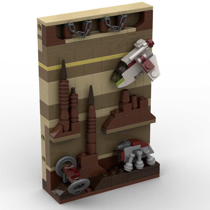 LEGO tales of geonosis brick chain