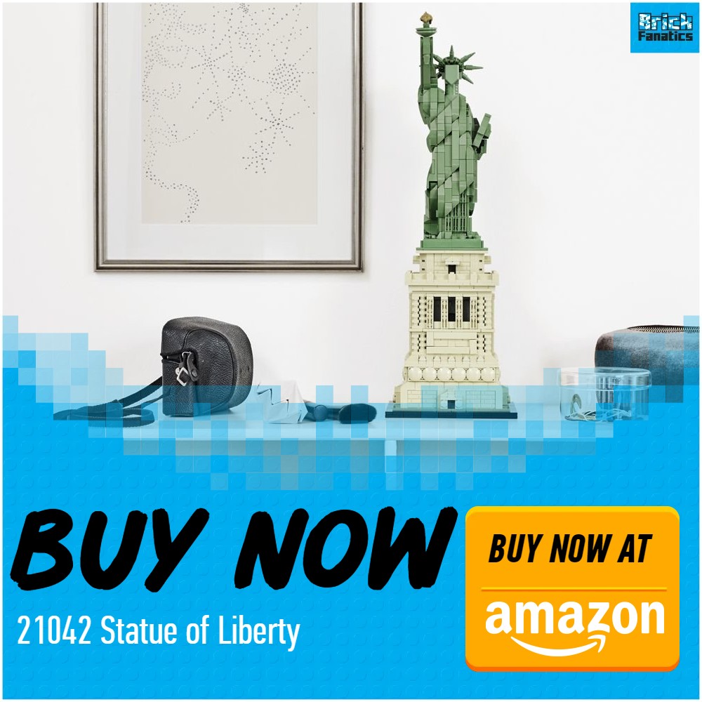 Lego Architecture 21042 Estatua de la Libertad Amazon Oferta Comprar ahora tarjeta