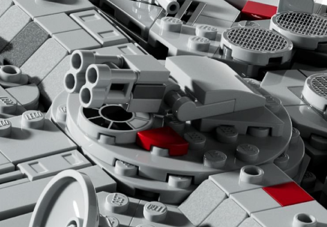 lego star wars 75375 millennium falcon turret