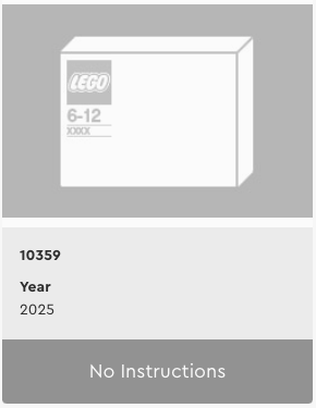 LEGO 10359 Building Instructions