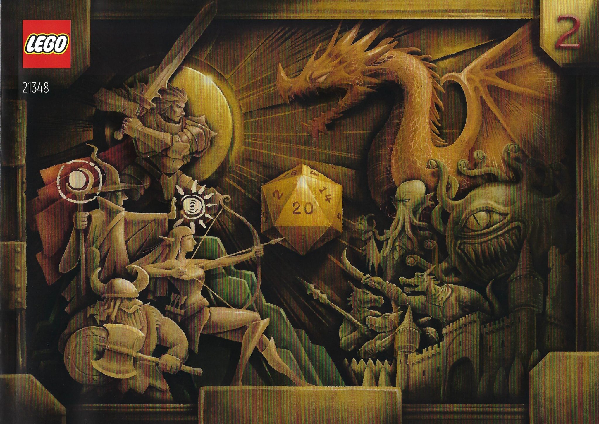 LEGO Ideas Dungeons & Dragons býður upp á verk frá fleiri en einum ...